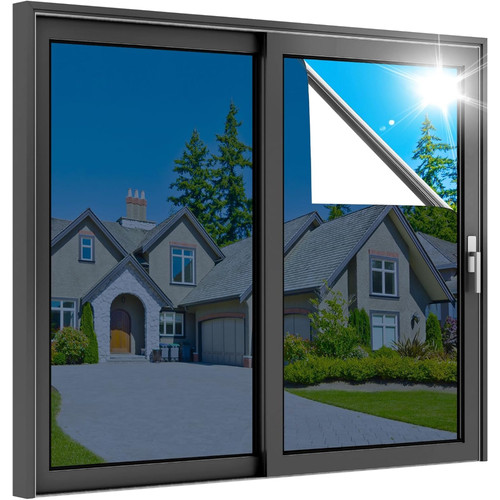 One way mirror window film - one,