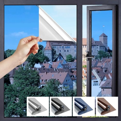 One way mirror window film - one,