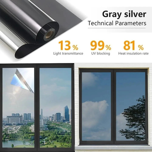 One way mirror reflective - one,