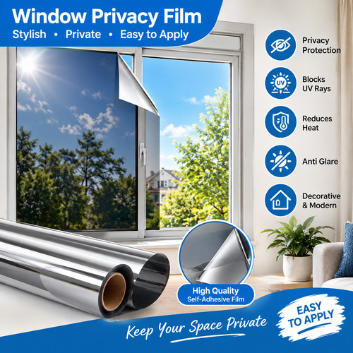 One way mirror window film - one,