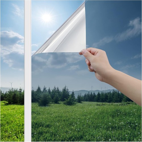 One way clear window film - clear,